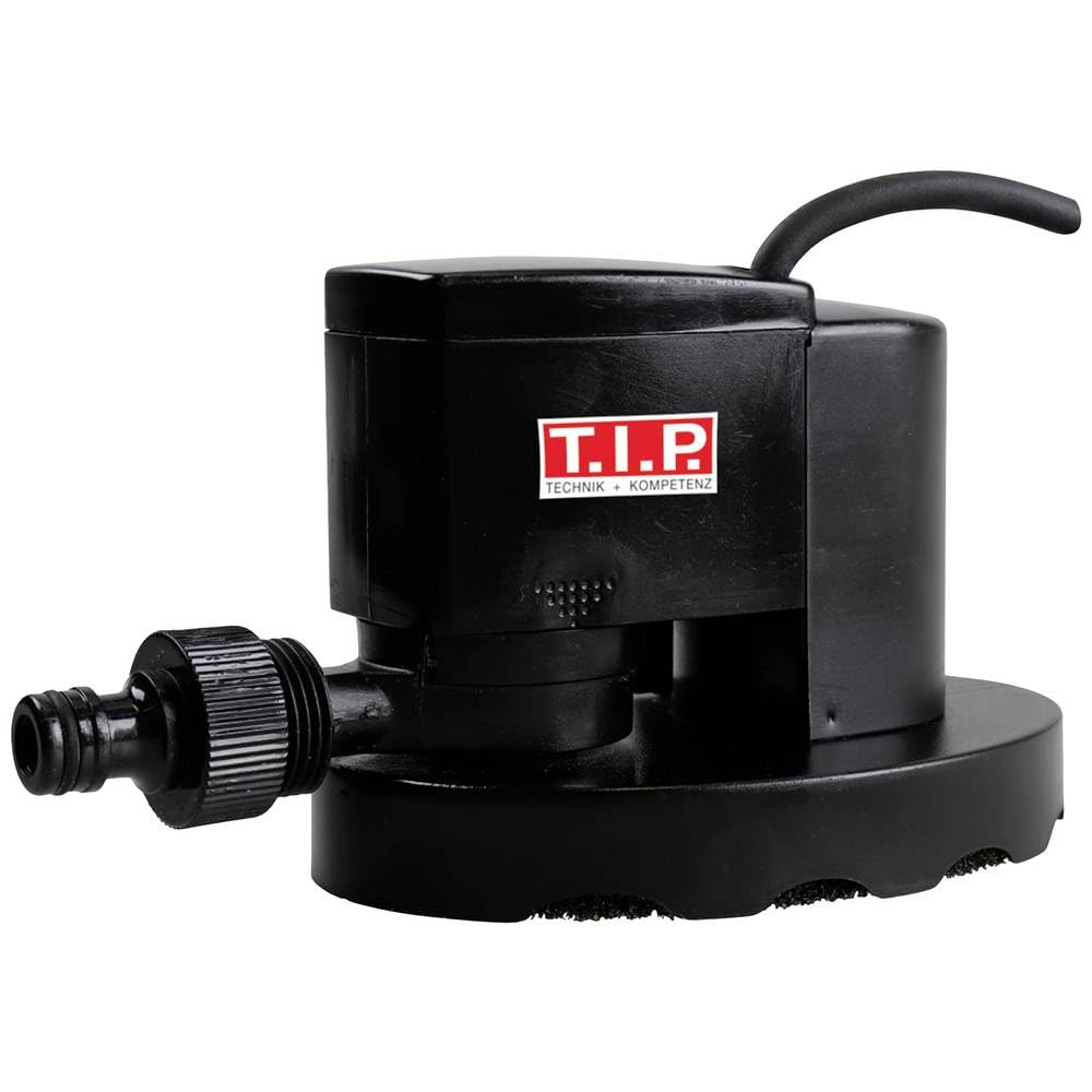 T.I.P. Pompa per piscina con copertura automatica (per teloni e pellicole solari, pompa di drenaggio idromassaggio, portata 1.300 l/h, altezza di mandata 1,6 m, spugna filtro, protezione