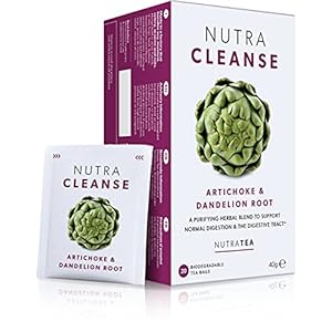 NutraCleanse – Thé détox | Thé de constipation – Nettoyage de tout le corps – 20 Sachets de thé enveloppés – par NutraTea – Tisane