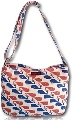 bungalow 360 Large Messenger Bag (Whales) SUPER SALE