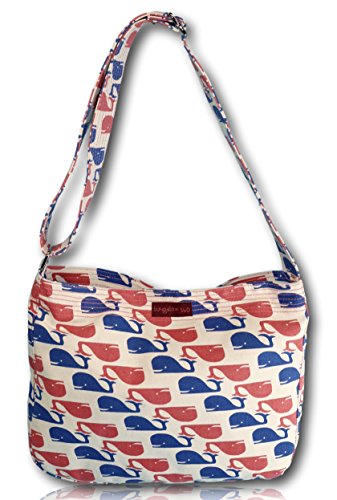 Bungalow 360 Large Messenger Bag (Whales) Super Sale #TOP24