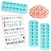 Juvale My Water Broke Baby Shower Game - 60 1 Inch Tiny Plastic Babies, 3 Ice Cube Trays, 1 Sign