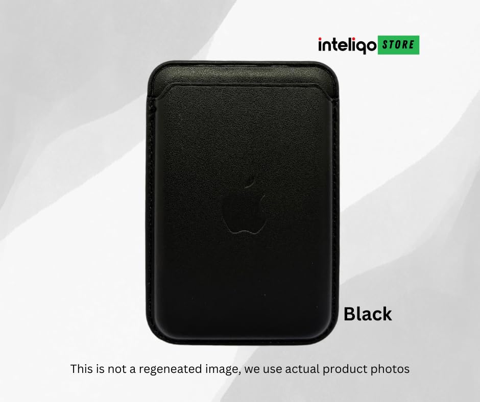 Inteliqo Leather Wallet for iPhone Compatible with Magsafe for