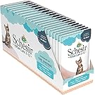 Schesir, Wet Food for Kittens, Bacoreta Flavor in Soft Gelatin - Total 1.7 kg (20 Sachets x 85 g)