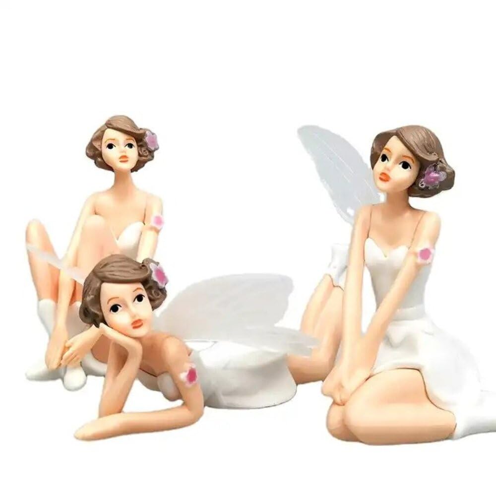 Party Crave Fairy Trio: 3-Piece Toy Set/Decoration Items For Cake/Home/Office Table & It Can be Used as Playing Mini Fairy toys for girls (B0CHPKW13R) Amazon Price History, Amazon Price Tracker