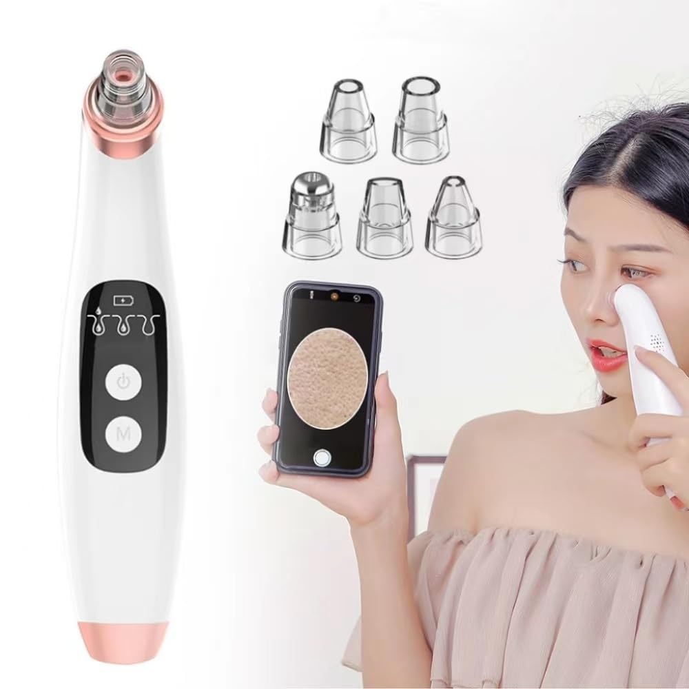 Rimozione visiva dei Punti Neri con microcamera Acne Pelle Morta Pulizia Profonda Punti Neri Forte Dispositivo di aspirazione del Vuoto