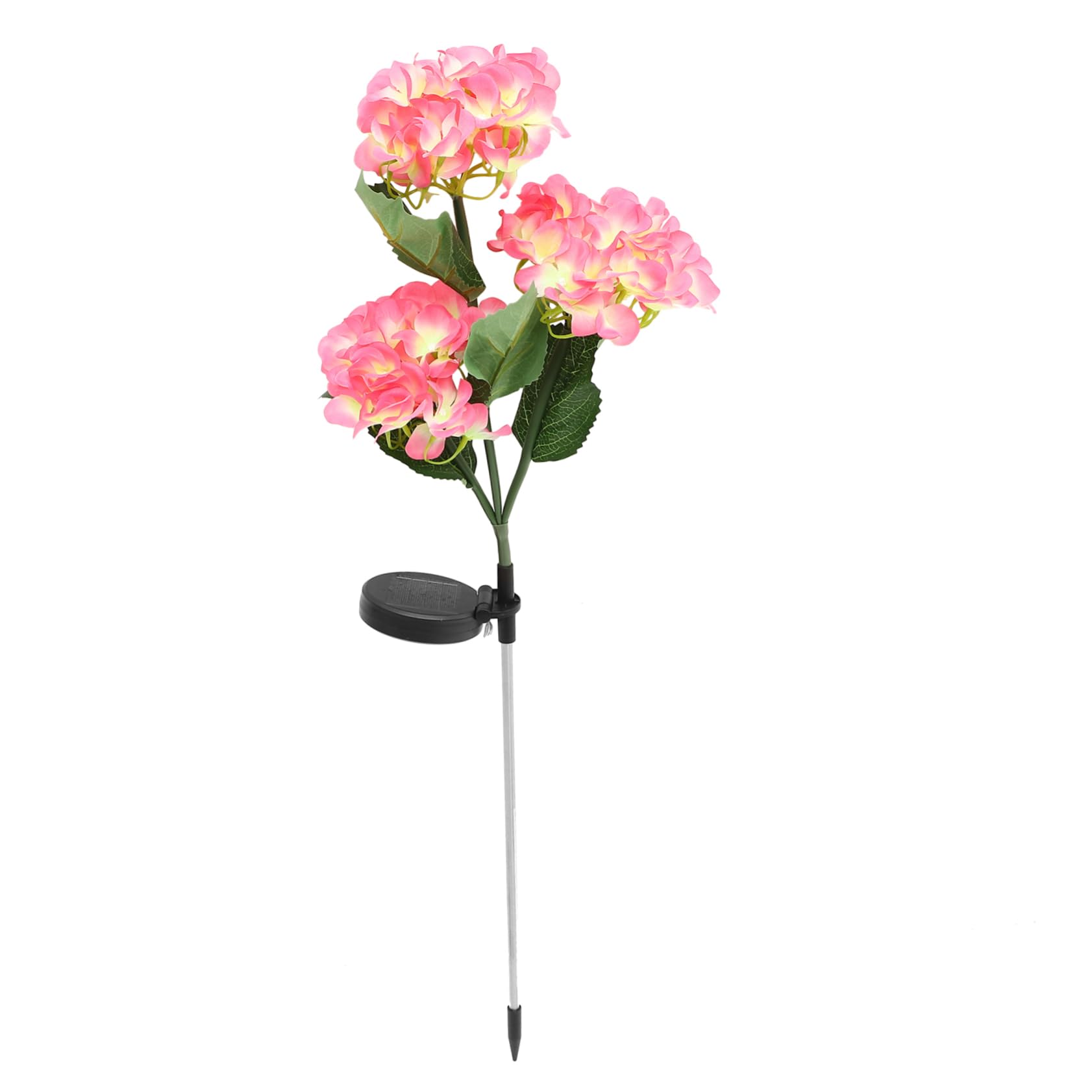 piezas de decoraciones de flores, luces solares decorativas para jardín, linterna solar, luces de inundación para césped al aire libre, decoración al aire libre, luz solar, lámparas de flores con ener