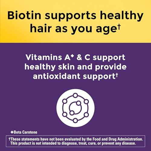 Nature Made Hair Growth Softgels, 30 Softgels - image 3