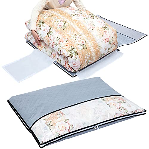 Astro 171-05 Activated Carbon Deodorizing Duvet Storage Bag, Single, Compact Storage, Just Close it with a Pressing Belt, Activated Carbon Power for Deodorizing Storage, Breathable Non-Woven Fabric