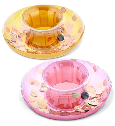 CoTa Global Inflatable Pool Float Drink Holder for The Beach, Party, Vacation, Pool- UV Resistant - Pool Party