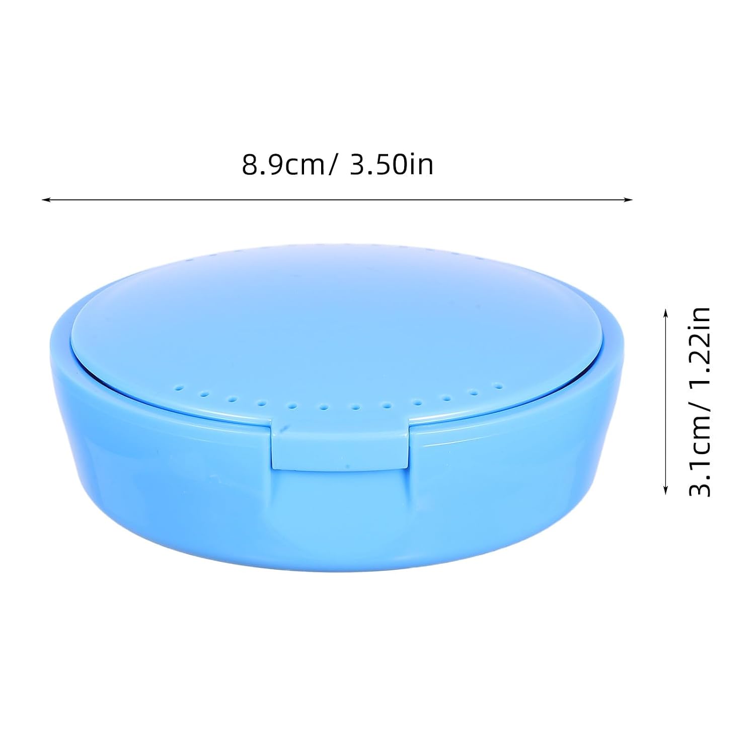 Portable Retainer Storage Box with Mirror for False Teeth and Deciduous Teeth for Travel and Home Use