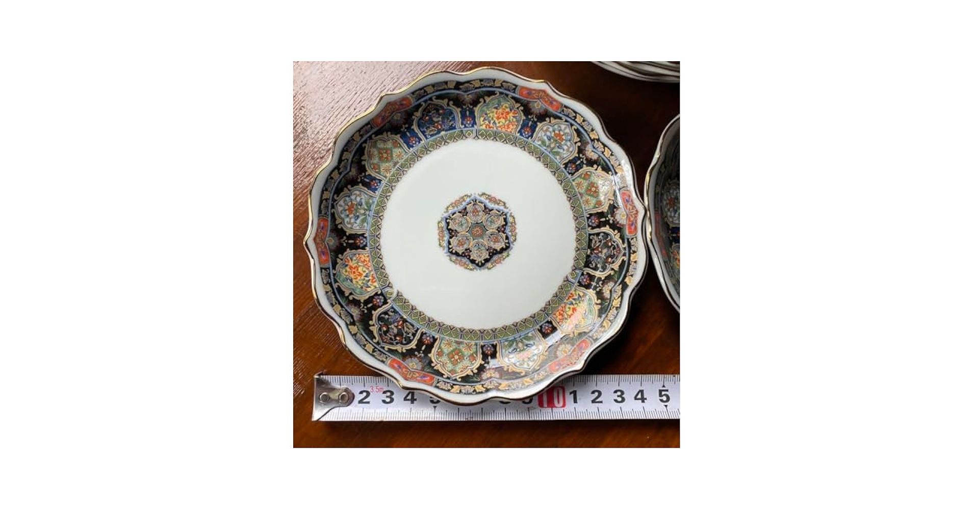 蔵出し金彩色絵小皿５枚セット(ばら売りも致します) 箔 co mamezara 貼箱入り 3枚セット（柄：い 土+井+穫 2714 /柄