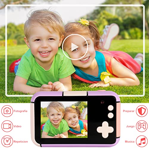 Livego Kids Camera Children Hd Digital Video Camera For Toddler, Children Digital Video Camcorder Camera For Girl/Boy Age 3-12, Best Chritmas Birthday Festival Gift For Kids, With 32Gb Sd Card (Pink) #TOP3
