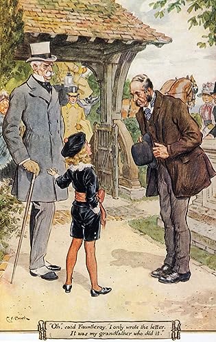 Poster Oh Said Fauntleroy par Charles Edmund Brock toile sans cadre pour décoration 58x90 cm