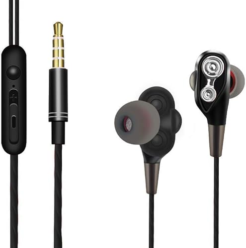 Antber Cuffie Compatibile con Xiaomi Lite con Microfono Altoparlante Doppia Bobina Ear Auricolari Compatibile con Xiaomi Lite con Cavo Stereo Controllo del Volume Nero Antber Cuffie Compatibile con Xiaomi Lite con Microfono Altoparlante Doppia Bobina Ear Auricolari Compatibile con Xiaomi Lite con Cavo Stereo Controllo del Volume Nero
