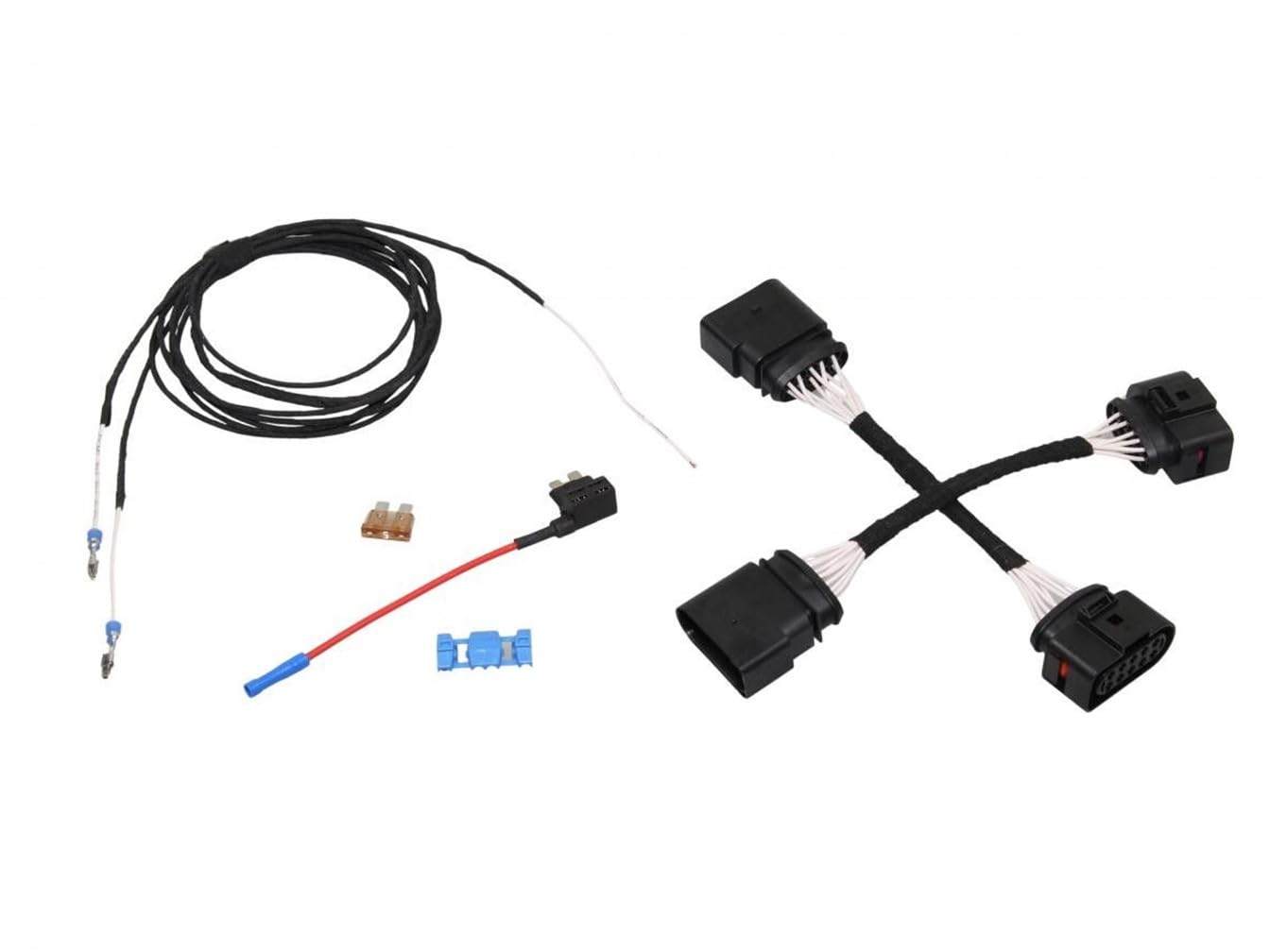 HZ-DESIGN Adapterset zur Umrüstung auf Halogen Scheinwerfer Umbau auf T5.1, T5.2, T6 passend für VW T5