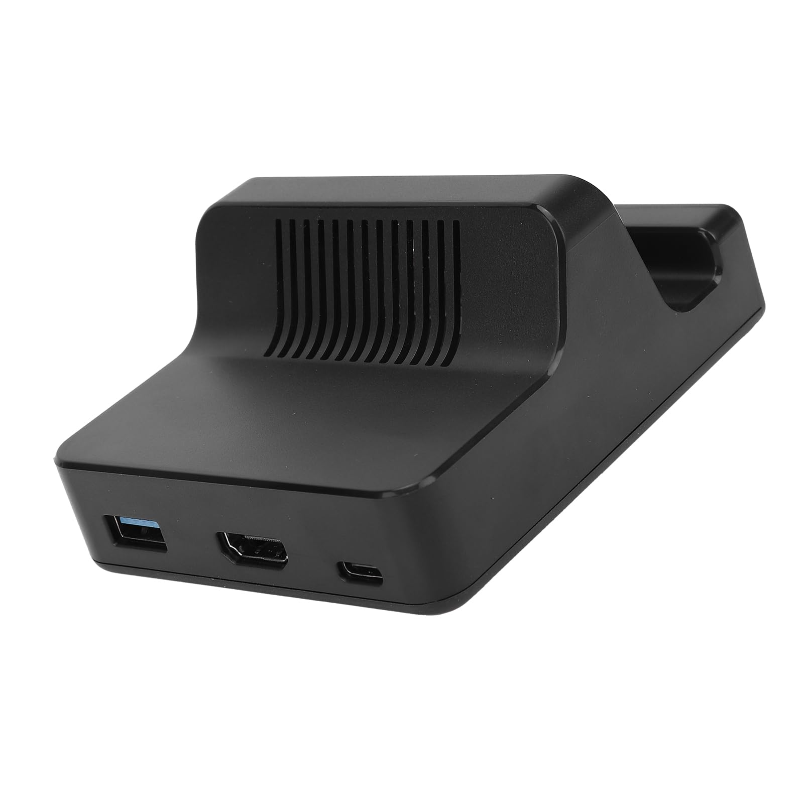Gucagle Base TV adatta per 2 Console di gioco Dock Station 4K 60Hz Interfaccia HD Uscita 2.0 Luce RGB USB 3.0 Tipo C PD100W Portatile con ventola di raffreddamento per casa e viaggio