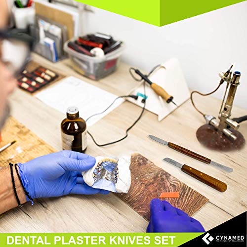 Dental Fahenstock Large, Small Knife, Cynamed Plaster Alignate Spatula And Knife Mixing Modeling Labratory Restorative Instruments 6 Pcs #TOP6