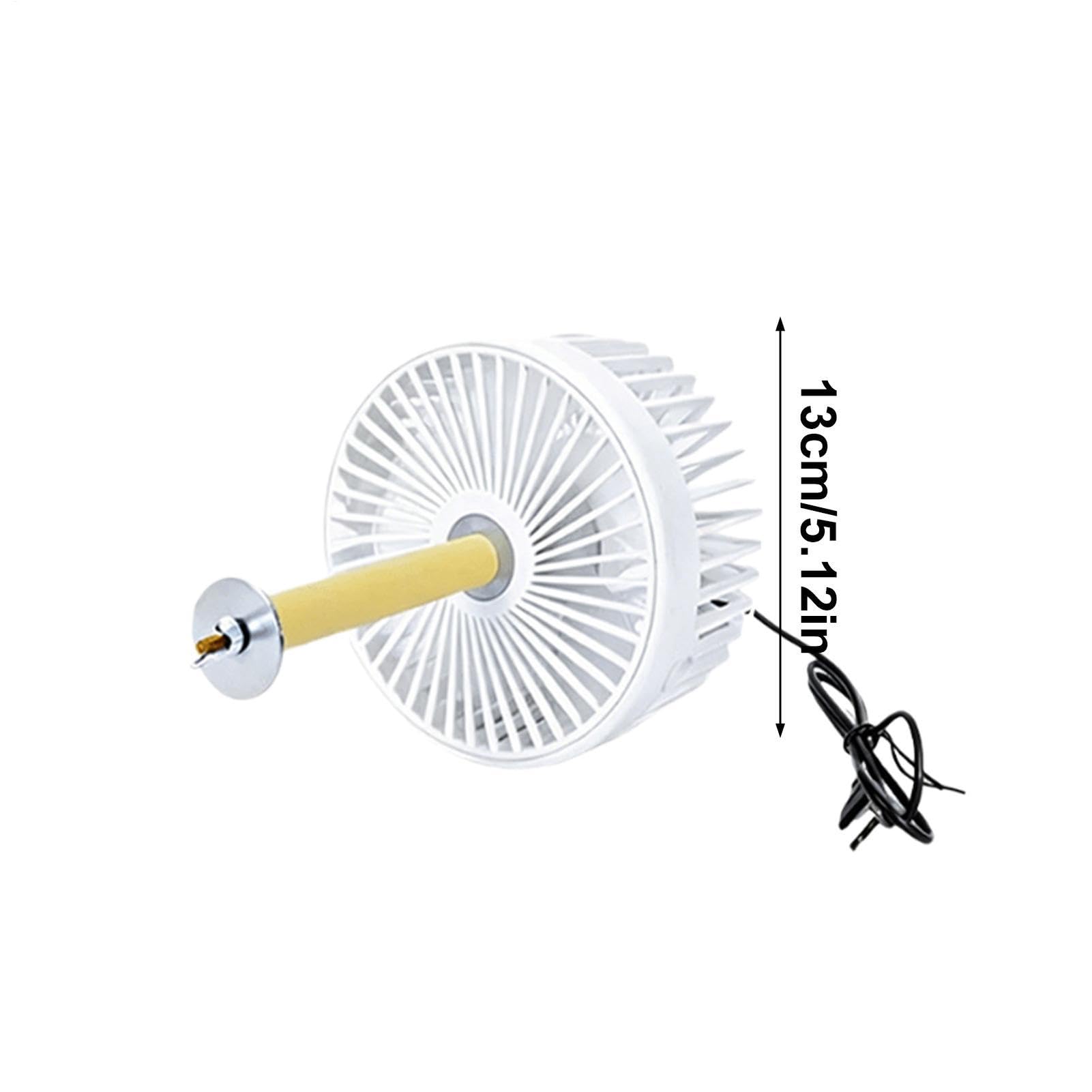 Ventilador de refrigeración para mascotas, con ajustes Du Al-Speed, 13 cm, ventilador de jaula de pájaros, ventilador portátil Cäg E, diseño de abrazadera universal, para gatos, pájaros