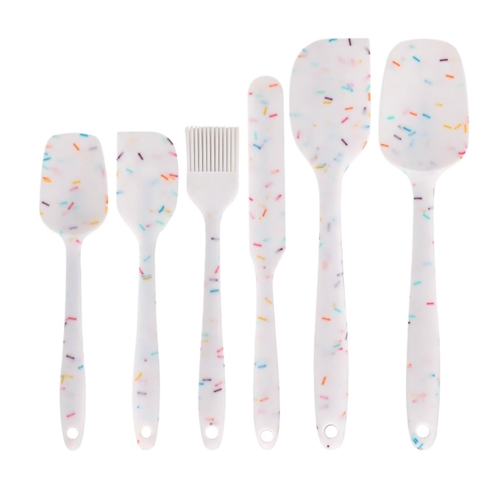 Set di spatole in silicone da 6 pezzi resistenti al calore