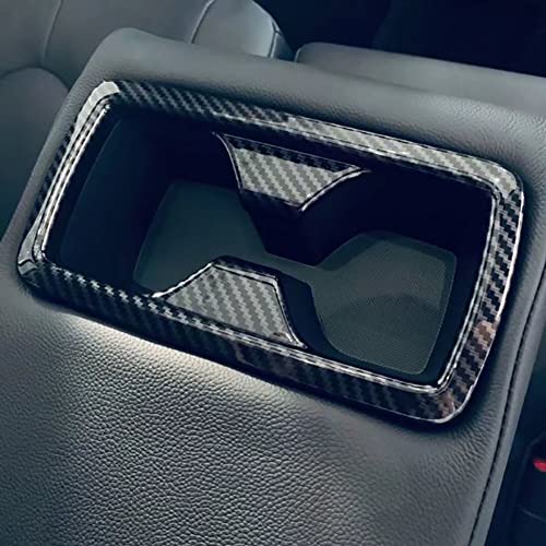 Portavasos central Toyota Highlander 2020-2026 negro fibra carbono miniatura 7