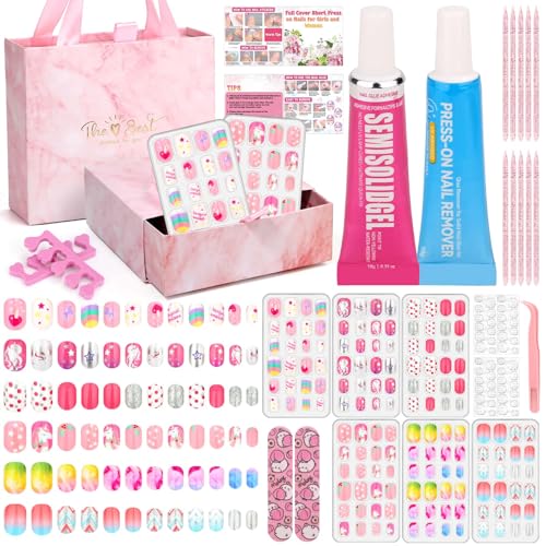 Acejoz Kids Press On Nails
