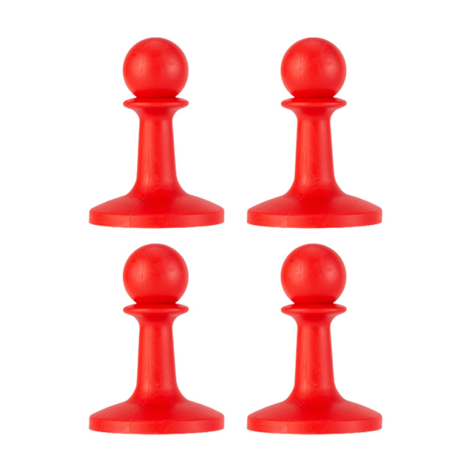 QSTDGVPW 4 Pack Tent Tarp Pole Tip Cover for Outdoor Use, Red