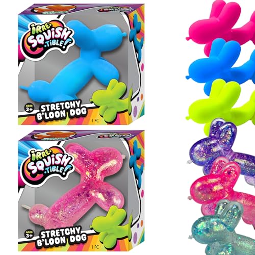 JA-RU Stretchy Balloon Dog Squish Toy (2 Pack) 4531-2s