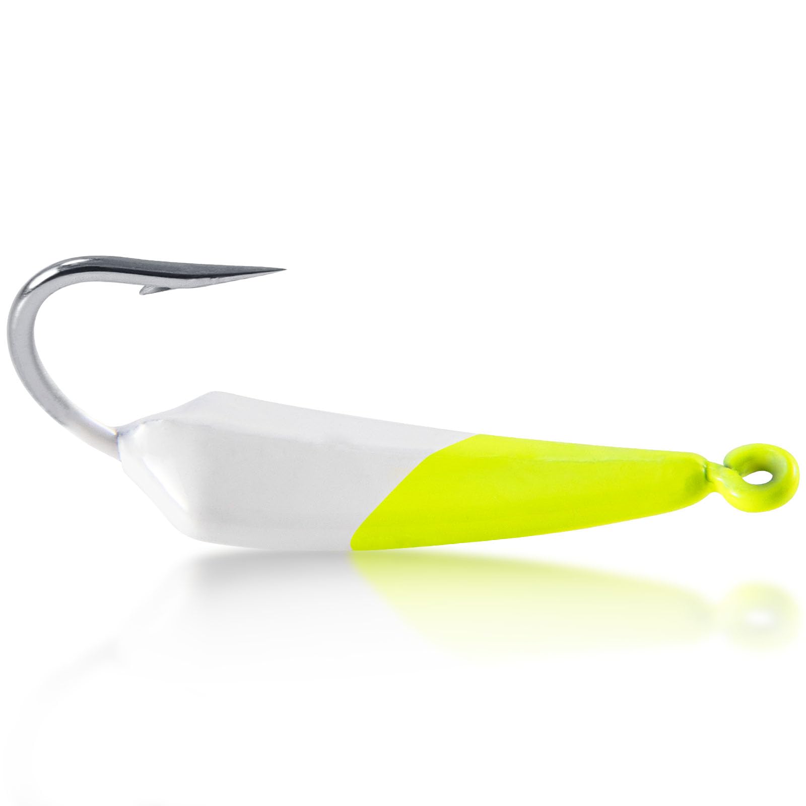 Dr.Fish 10 Pack Pompano Jigs Saltwater Surf Fishing Jig Heads Stand Up Banana O'Shaughnessy Hooks Beach Casting Flounder Redfish Halibut Striper Mackerel
