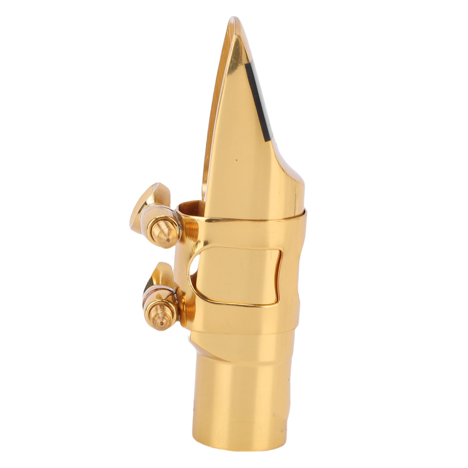 Bocchino per Sassofono Soprano con Ricca Gamma Tonale per Principianti, Bocchino per Sassofono in Sib in Metallo Ottone per Musicisti Jazz e Classici