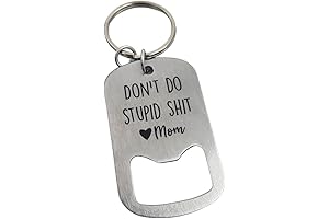 Don't Do Stupid Shit Keychain for Mom