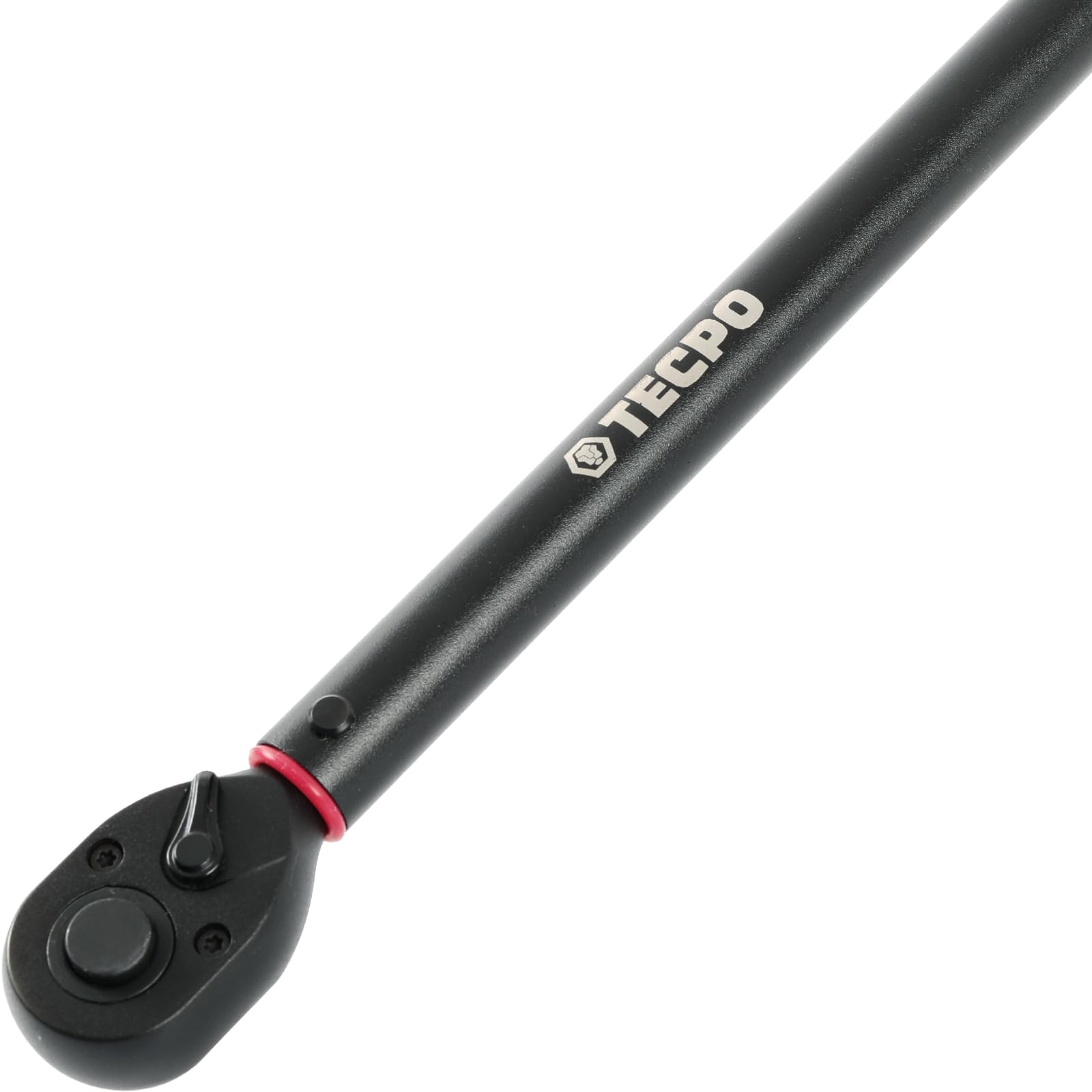 TECPO Juego de llaves dinamométricas de 1/2 pulgadas, 50 – 350 Nm, 72 dientes mecánicos, calibrado, alta precisión de ± 3%, en maletín del sistema, llave de bits de extensión para neumáticos, montaje