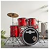 BDK-1 Full Size Starter Drum Kit by Gear4music, Red #2