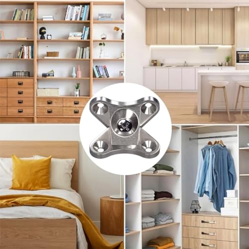 Addlotlot 096 20 Pcs Detachable Corner Brace L Shape Right Angle Metal Bracket Corner Brace Butterfly Corner Code Bracket thumb #6