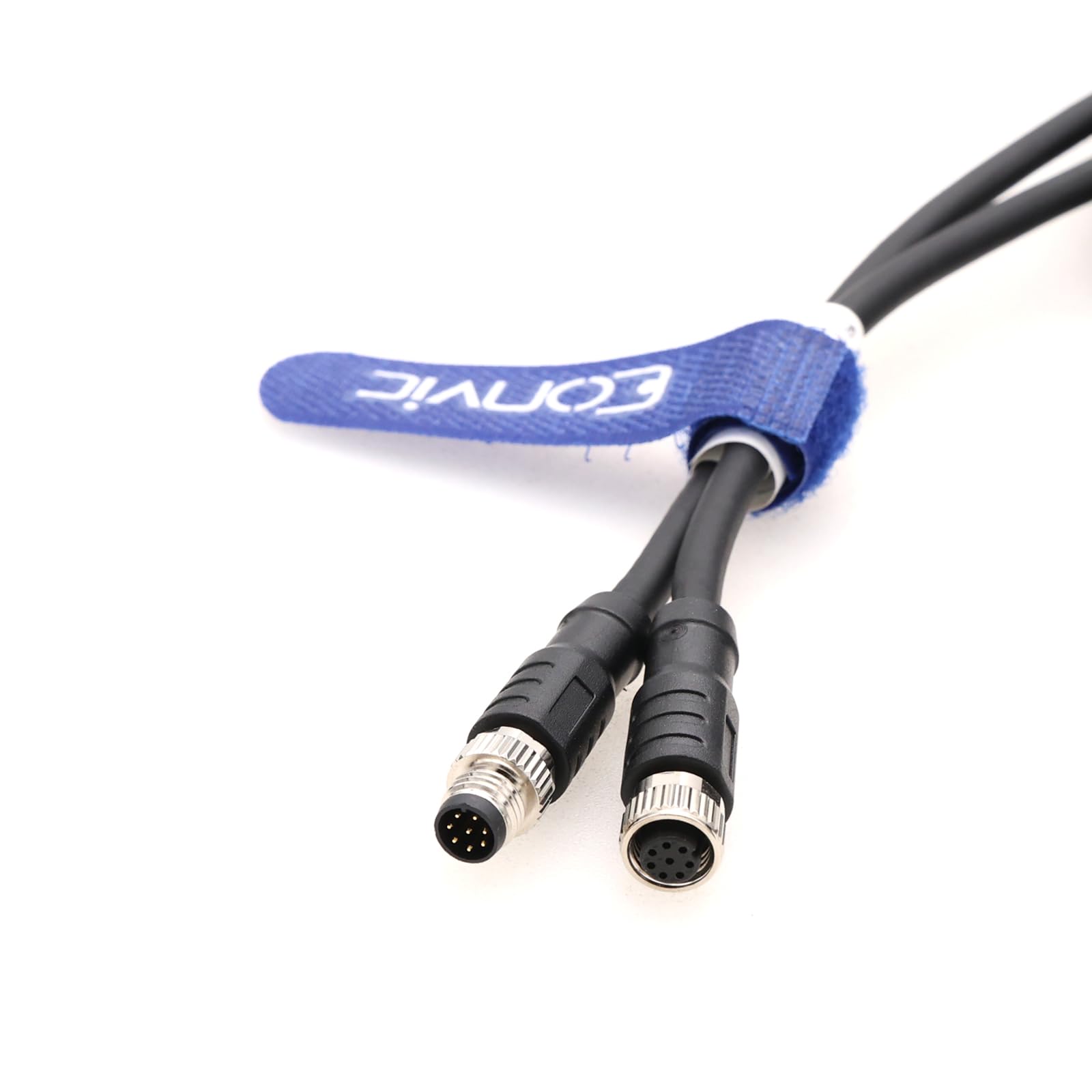 Cable de sensor de aviación M8 de 8 pines código A macho a hembra impermeable blindado para red de campobus de control de automatización industrial 10m