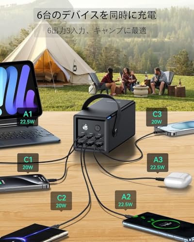 Rocoren モバイルバッテリー大容量 (50000mAh・67.5W出力) RCBP5K-67.5 の商品画像 4