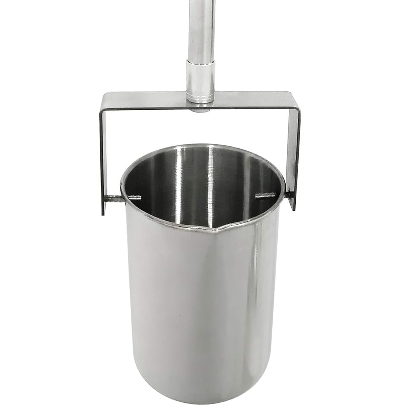 Teleskop-Wasserprobenehmer, Edelstahlstange, 1000 ml, Pendelbecherprobenehmer, Schöpfkelle aus Edelstahl, Wasserprobenstange, Probenehmerstange(Size:0.86-2m)