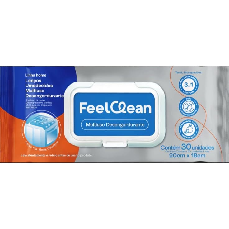 LENCOS UMEDECIDOS HOME MULTIUSO 30UN FEELCLEAN CX12