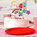 15 Pieces Rainbow Cake Decorations Rainbow Cake Toppers for Birthday Decorations Wedding Party Favors Supplies