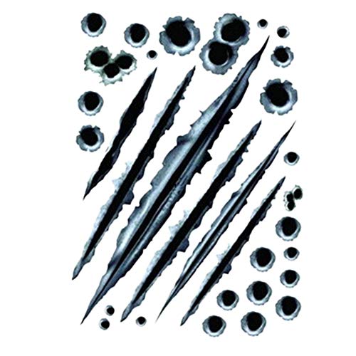 2 Autocollants De Trou De Balle, Autocollants De Trou De Balle Simulés