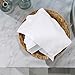 Tens Towels Pack of 6 Hand Towels, 100% Cotton, Lighter Weight, Quick to Dry, 16 x 28 Inches, Super Soft & Absorbent, Perfect for Bathroom & Kitchen, White