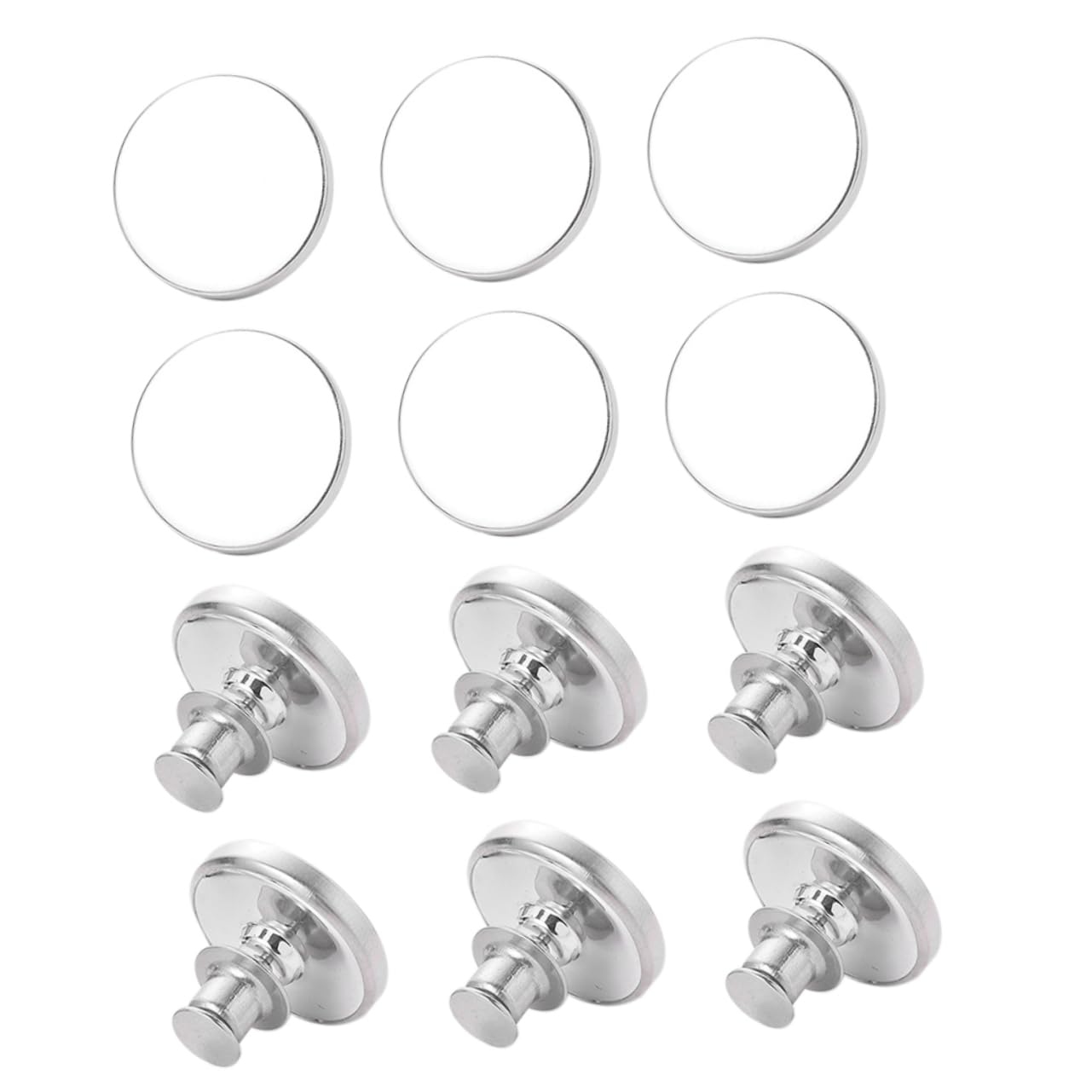 OUNONA 30paires Magnétiques pour Rideaux Embrasses Ajustables Installation Facile pour Chambre Salon Et Bureau