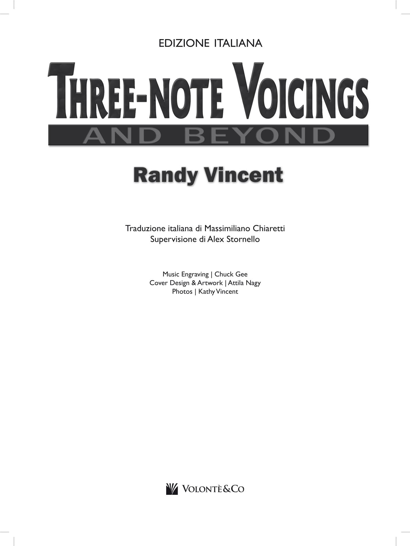 Three-note voicings. Ediz. italiana