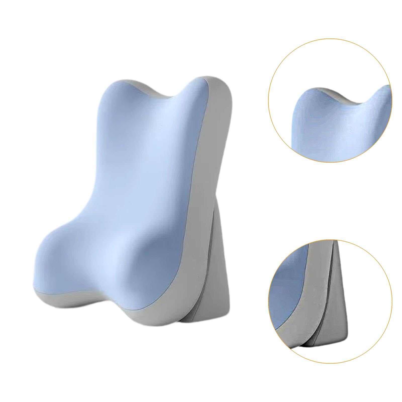 Baoblaze Cuscino da lettura con fodera staccabile, versatile e morbido, con rivestimento a faccia in giù, per divano di casa o pavimento del dormitorio, Blu E Grigio