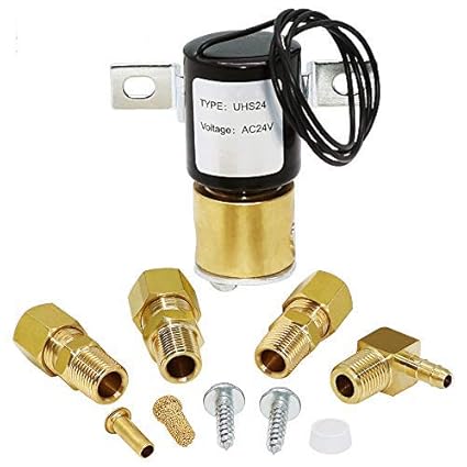 UHS24 Universal Humidifier Solenoid Valve Replacement 24Volt Replace fit for General 990-53 HE220 HE225 HE260 HE265