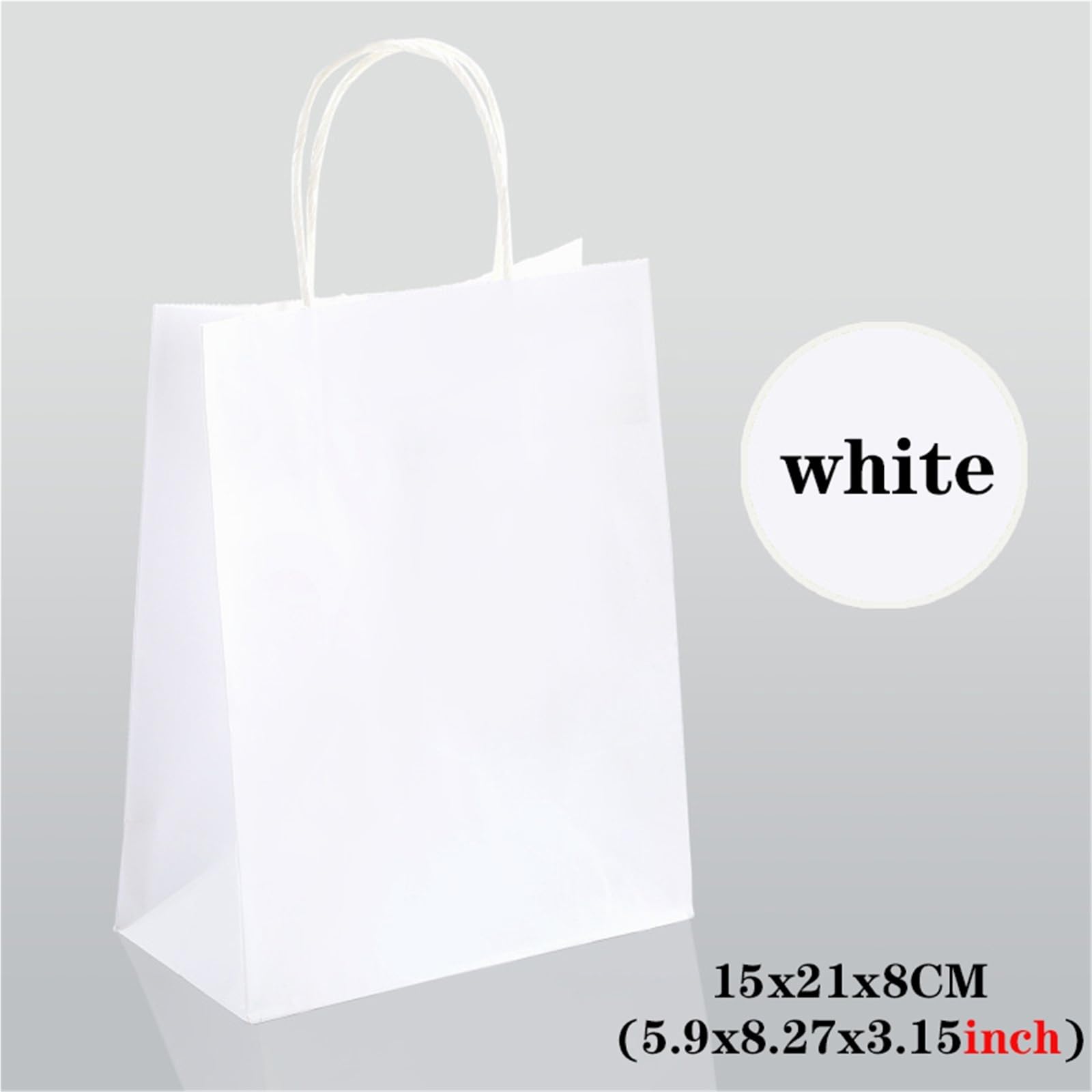 Geschenktüten Großhandel 10/30/50PCS weiße Papiertüte