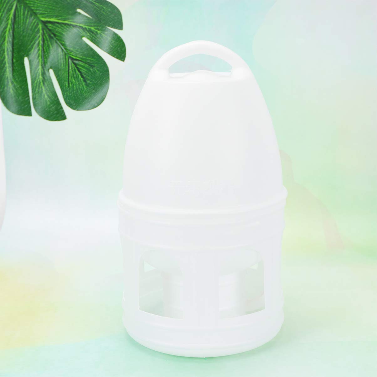 TEHAUX Dispensador de agua para palomas, bebedor de agua para pájaros, contenedor de agua para pájaros, alimentadores automáticos, bebedor de paloma para mascotas, botellas de agua colgantes para