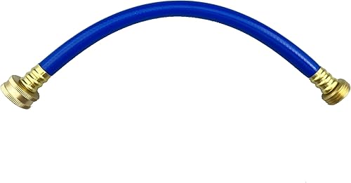 Manguera de jardín de PVC de 12 pulgada, manguera de agua flexible con accesorios macho y hembra, sin fugas, resistente, para el hogar, al aire