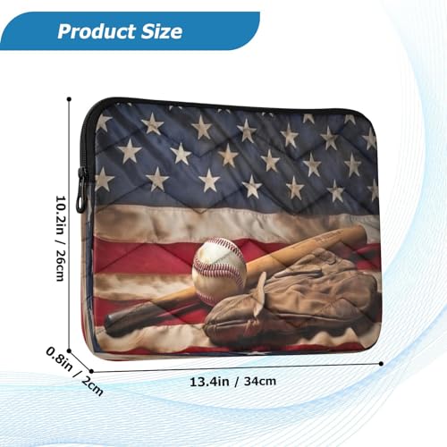 Funda para portátil 13-14 pulgadas con bandera americana miniatura 3