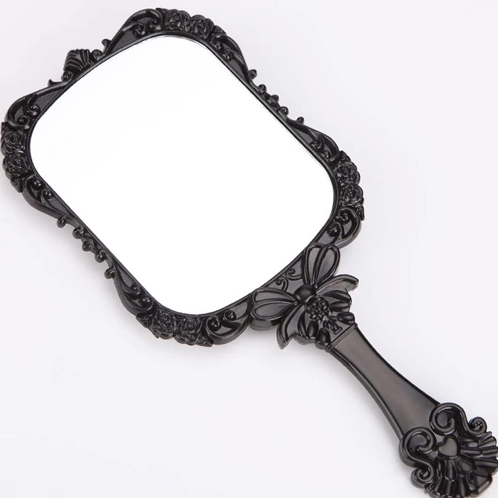 Ladies Oval Round Makeup Hand Hold Lady Beauty Dresser