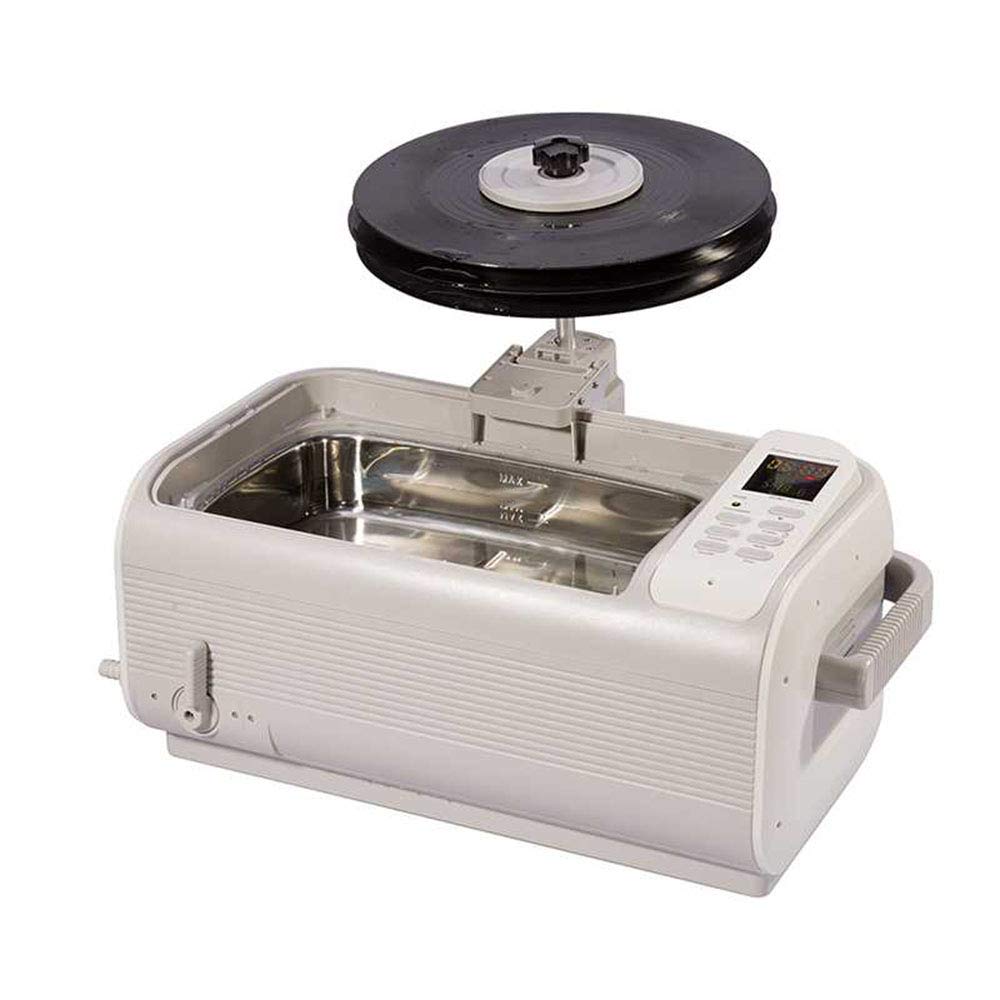 CGOLDENWALL Pulitore a ultrasuoni per dischi in vinile da 5 litri, pulizia veloce 3 minuti, rotazione automatica lenta, per una pulizia uniforme e profonda